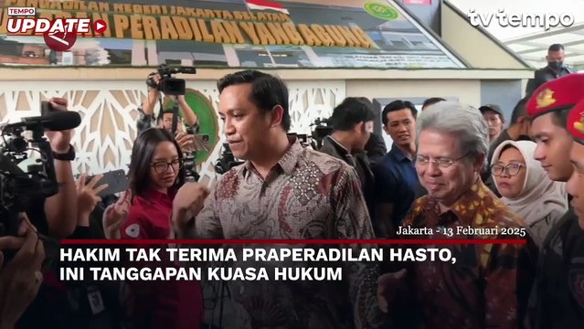 Hakim Tidak Menerima Praperadilan Hasto Kristiyanto, Ini Tanggapan Kuasa Hukum