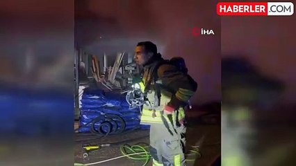 Düzce'de Nalbur Dükkanında Yangın