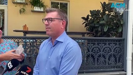 NSW Nationals leader Dugald Saunders MP addresses questions about party’s backflip on endorsing Dr Warwick Yonge