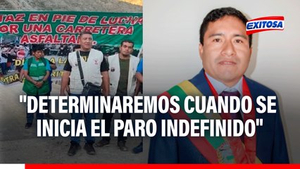 Pataz advierte nuevo paro ante incumplimientos del Gobierno en obra vial: "Que no se nos miento"