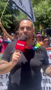 Comunidad LGBT realiza primera marcha histórica del orgullo en Miguel Hidalgo