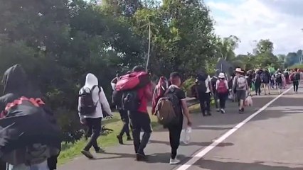 tn7-Migrantes varadas en frontera con Panamá suplican que los dejen pasar hacia sus países-130225