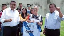 Muestran todo su apoyo a Claudia Sheinbaum en Puebla