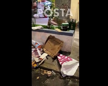 Basura en calles de la CDMX tras evento de apoyo a Claudia Sheinbaum