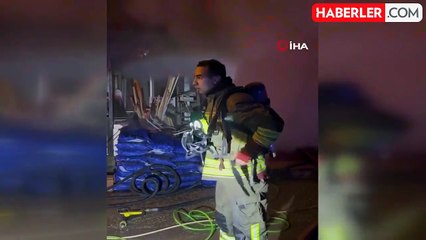 Düzce'de Nalbur Dükkanında Yangın