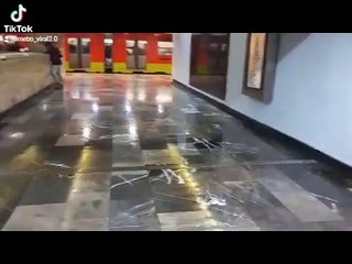 Denuncian malas condiciones físicas en la estación Eugenia del Metro