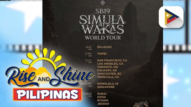 TALK BIZ | SB19, nakatakdang simulan ang kanilang 'Simula at Wakas' World Tour sa Bulacan
