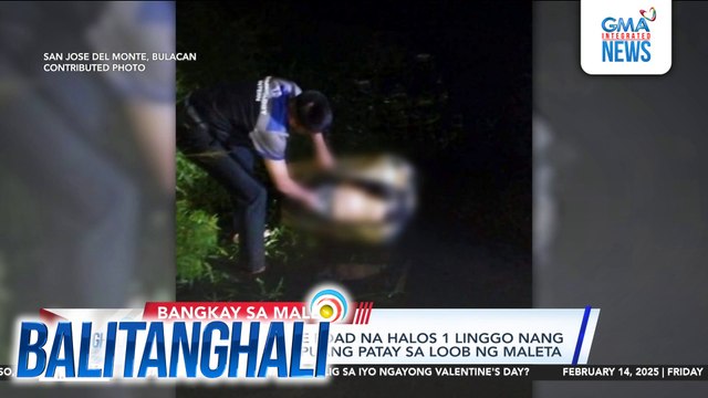 Babaeng menor de edad na halos 1 linggo nang nawawala, natagpuang patay sa loob ng maleta | Balitanghali