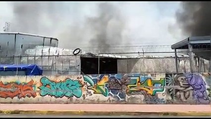 Se incendia fábrica de pinturas en Ecatepec