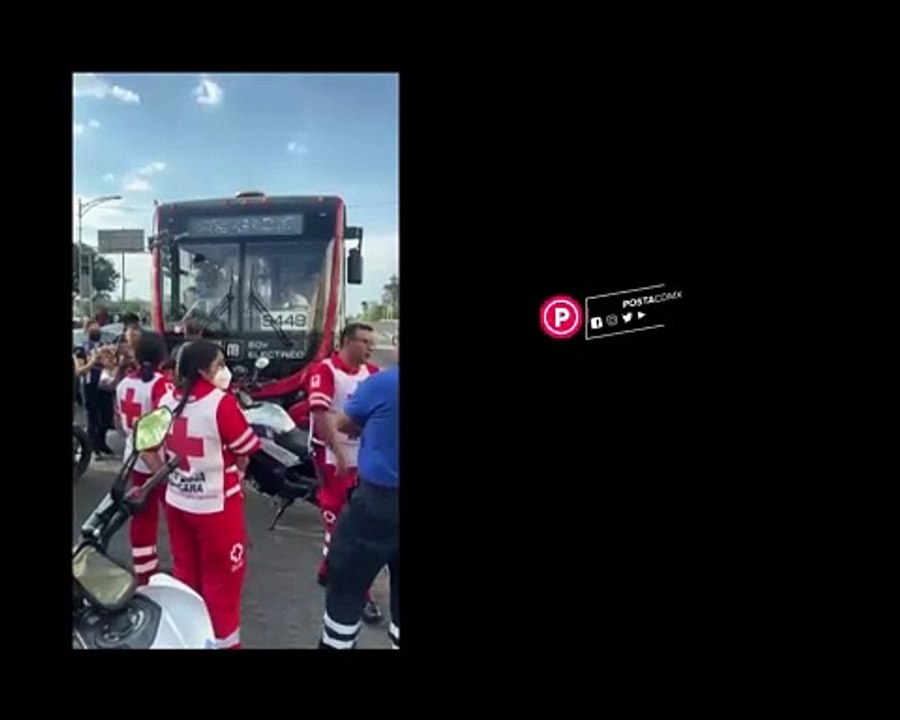 Choque de Metrobús deja a una decena de lesionados en Benito Juárez