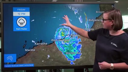 Severe Tropical Cyclone Zelia bearing down on Western Australia