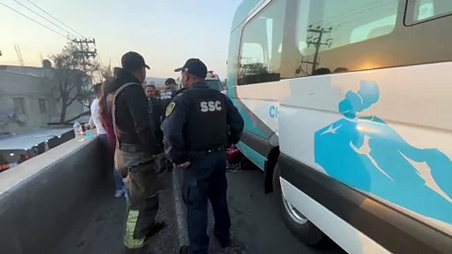 Choque aparatoso deja un muerto y cinco heridos en la México-Puebla