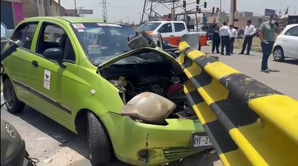 Motociclista causa choque en Tecámac