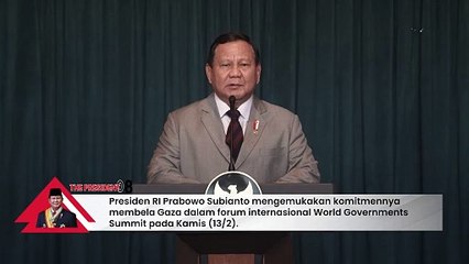 Prabowo Bela Gaza di World Governments Summit, "Sudah Cukup, Waktunya Bangun Kembali!"