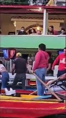 Riña en canales de Xochimilco deja varios golpeados