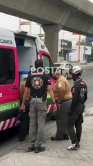 Se incendia camión de ruta 185; el chofer sale lesionado