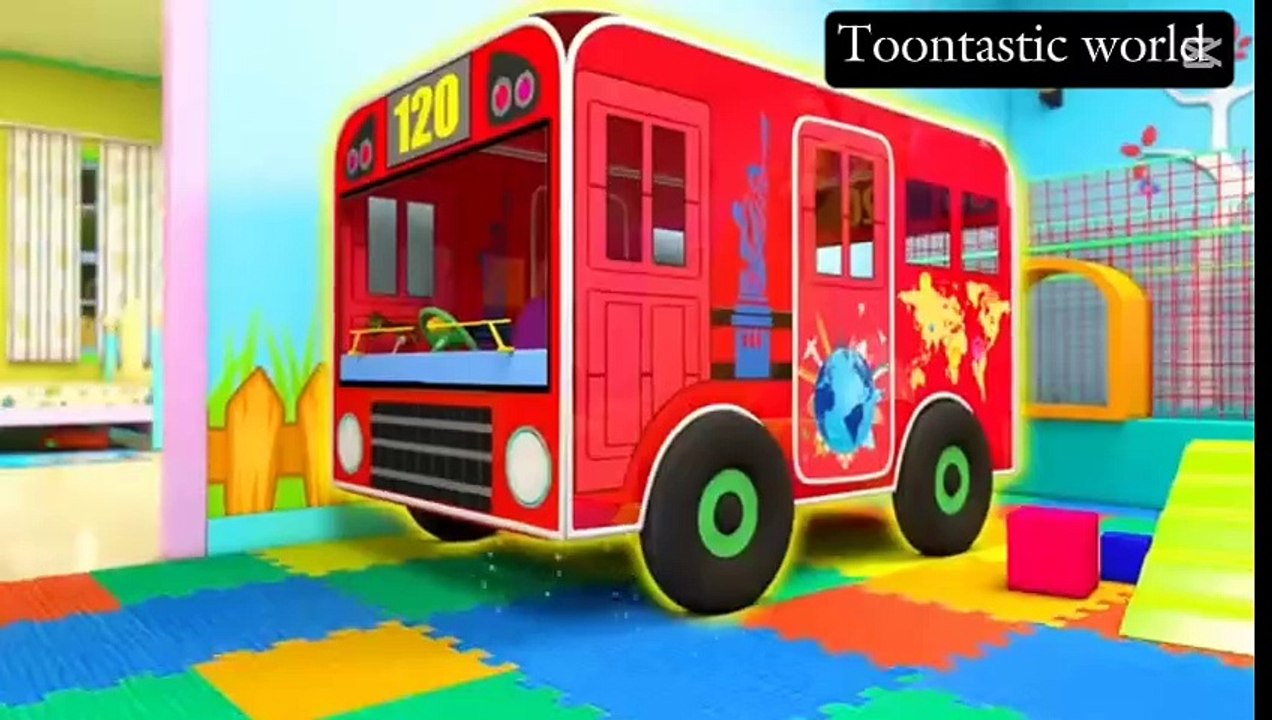 Wheels on the bus - Nursery rhymes kids songs