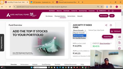 axis nifty it indext tund sip investing