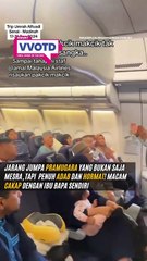 Bagusnya pramugara ni! Pesan awal-awal kepada jemaah umrah dengan penuh hormat.