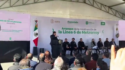 Arranca Samuel García trabajos para la Línea 6 del Metro