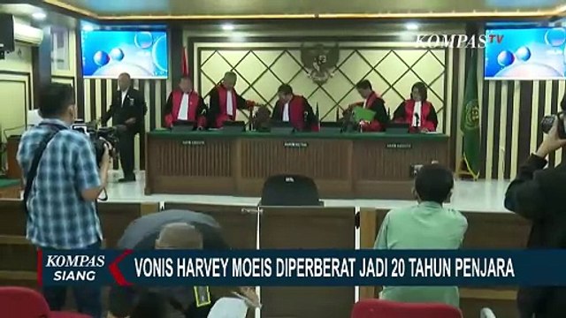 Pengadilan Tinggi DKI Jakarta Perberat Vonis Harvey Moeis Jadi 20 Tahun Penjara