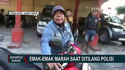 Emak-Emak di Lumajang Ngamuk saat Ditilang Polisi