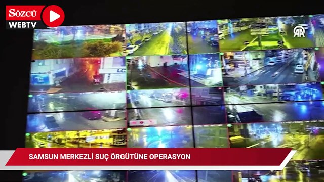 Samsun merkezli suç örgütü operasyonunda 29 zanlı yakalandı