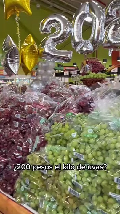 Año Nuevo 2025: este es el costo del ritual de las uvas en supermercados de Monterrey