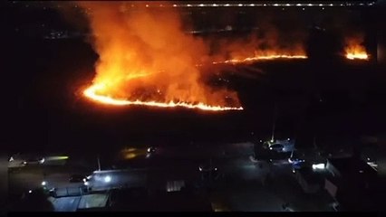 Incendio alarma a vecinos en Cuautitlán (VIDEO)
