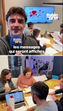 ROBIN DE BFM - Nous avons reçu plus d’une centaine de messages »: pour la Saint-Valentin, la ville d'Anglet invite les amoureux à déclarer leur flamme sur les panneaux de la ville
