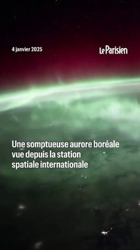 Une somptueuse aurore boréale filmée depuis l'ISS par la Nasa