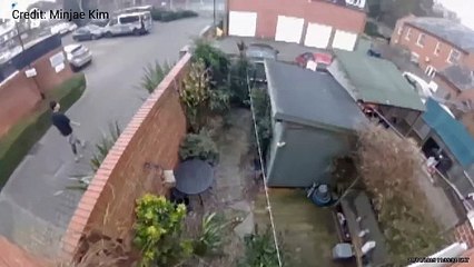 DPD driver jumps over family's fence to deliver parcel - rather than knocking on door