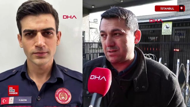 Esenler'de yangına müdahale sırasında çatıdan düşen itfaiye eri öldü