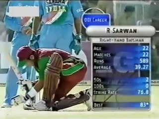 India vs West Indies, 3rd ODI at Rajkot, Nov 12 2002