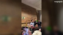 Escrache a Espinosa de los Monteros en un acto en la UCM