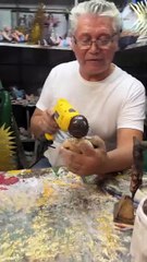 Conoce el arte de restaurar santos en el mercado Lucas de Gálvez de Mérida