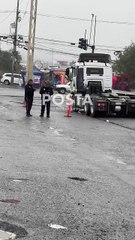 Fatal tragedia en Apodaca: mujer muere arrollada por tráiler (VIDEO)
