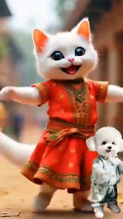 Cat animated vides