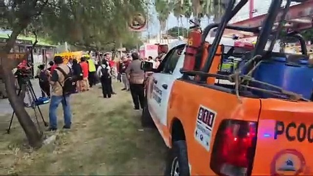 Chocan camiones urbanos en Guadalupe, hay 31 personas heridas