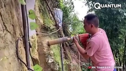 Man Digs a Hole in a Mountain and Turns it Into an Amazing Apartment(360P)