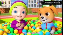 Cute friend refrigerator playtime with food - Nursery rhymes kids songs