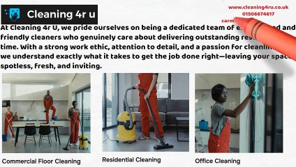 Information Presentation Of Cleaning 4r U