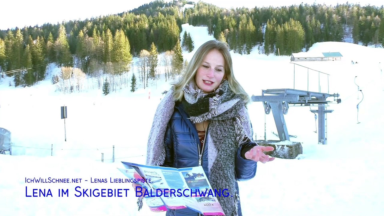 Traumpisten im Winterwonderland: FIS-Abfahrt Balderschwang mit Lena.