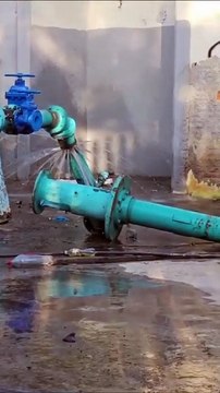 Se registra fuga de agua potable en pozo del Sistema de Aguas capitalino