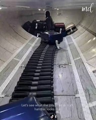 The work of a aircraft baggage handler! ✈