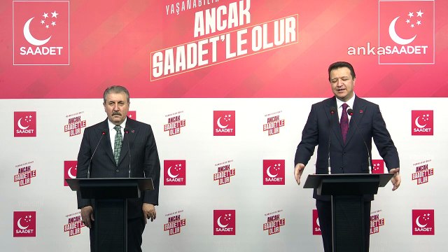 BBP Genel Başkanı Destici, Saadet Partisi Genel Başkanı Arıkan'a hayırlı olsun ziyareti: Gündemde olan meseleleri istişare etme fırsatı bulduk!