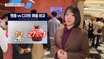 30만 원 케이크도 ‘불티’…불황 속 ‘작은 사치’