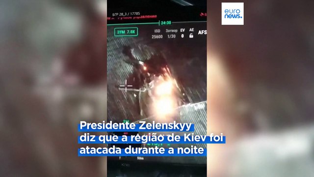 Ataque com drones russos danifica escudo protetor da central nuclear de Chernobyl