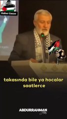 “Bizim saatlerce anlatamadığımız İslam’ı, Hamas tek fotoğraf karesinde anlattı”