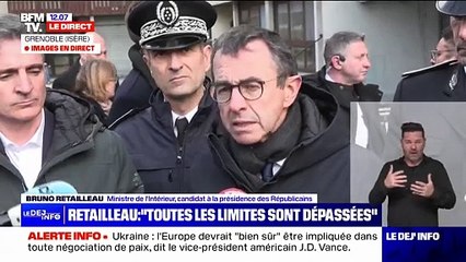 Hyperviolence: "Il faut revoir de fond en comble notre approche pour qu'on puisse se battre à armes égales", assure Bruno Retailleau